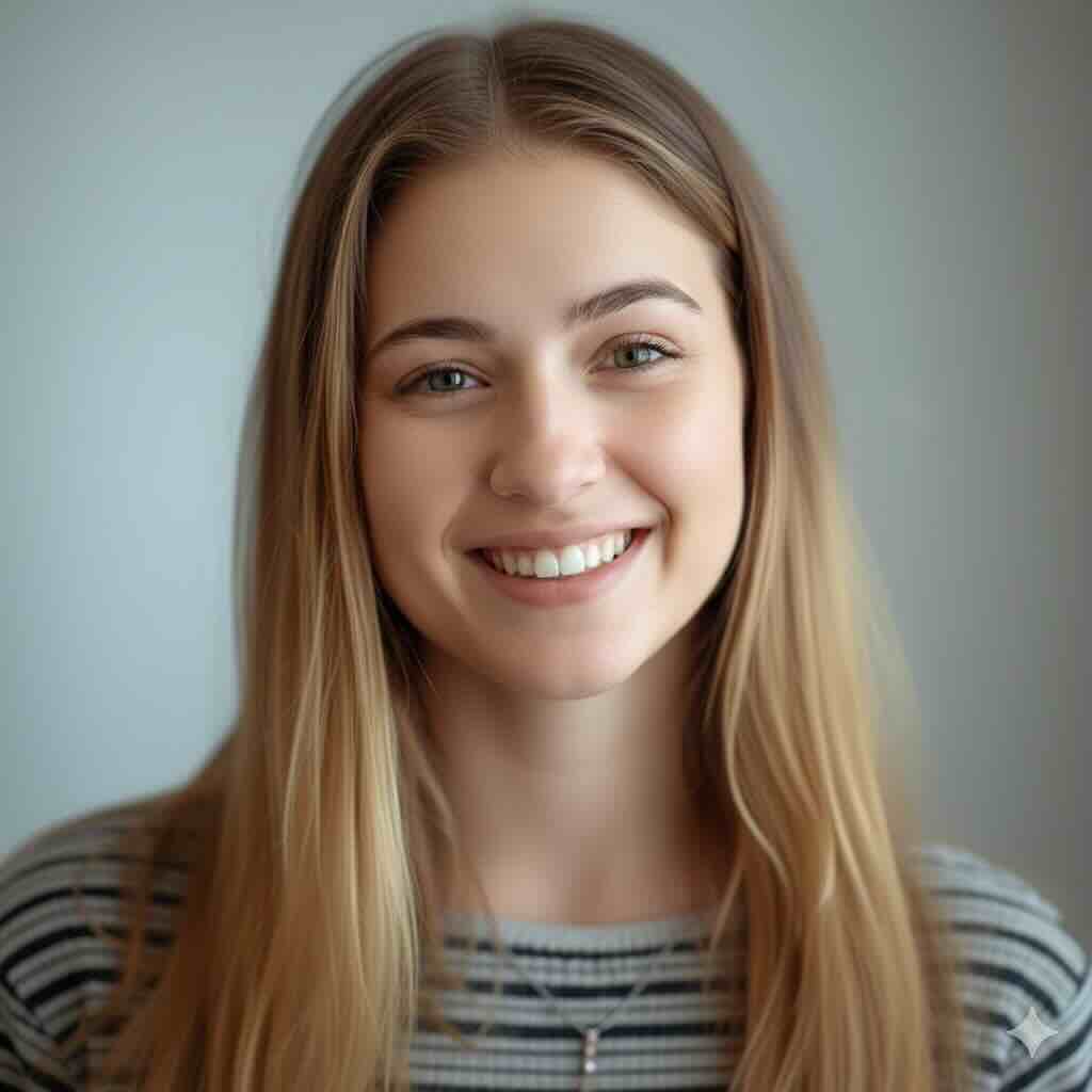 A smiling Needham student achieving chemistry success because of her tutoring with us.