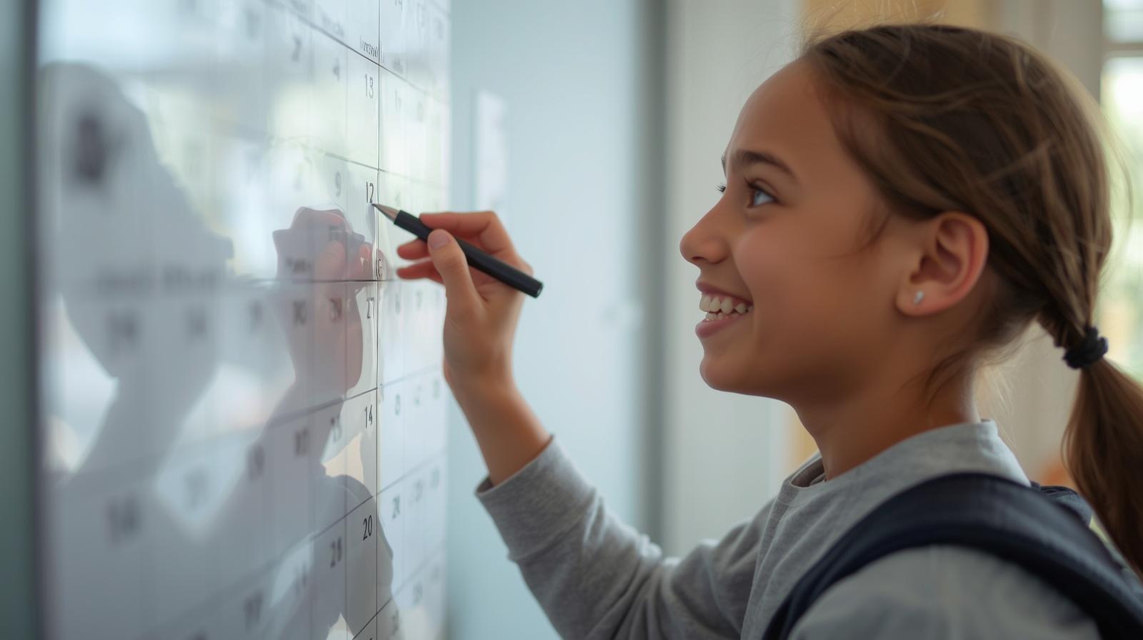 Needham-student-working-with-math-tutor A Wellesley student smiling because her executive functioning tutoring at our Wellesley office is helping her stay organized